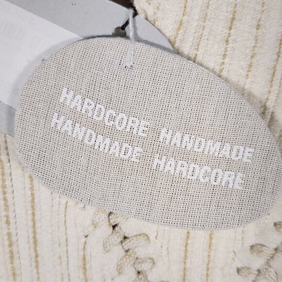 ISA‎ BOULDER lace-Up Knit Top / Dress S Cream Cocktail Y2K Retro Party - Picture 7 of 13